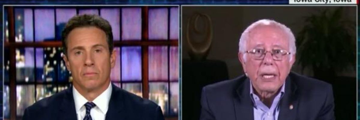 Asked Again About 2020, Sanders Denounces Media Obsession with "Never-Ending Campaigns"