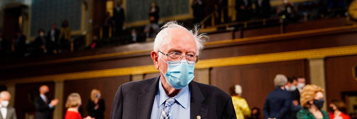 Sanders Vows to Fight for Medicare Expansion Left Out of Biden's American Families Plan