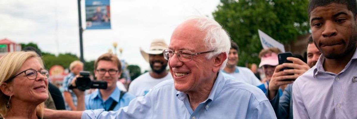 'Standing With Bernie Because Bernie Stands With Us': Iowa's Largest Progressive Group Endorses Sanders