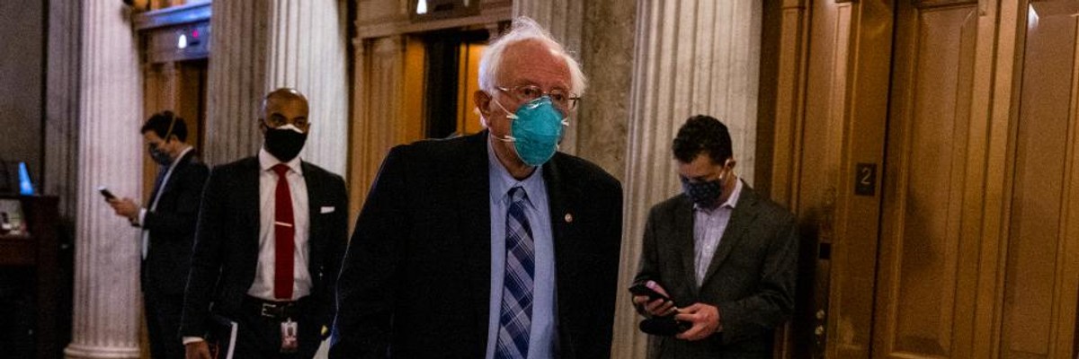 'This Is No Bluff': Sanders Vows to Filibuster Military Budget to Force Senate Vote on $2,000 Checks