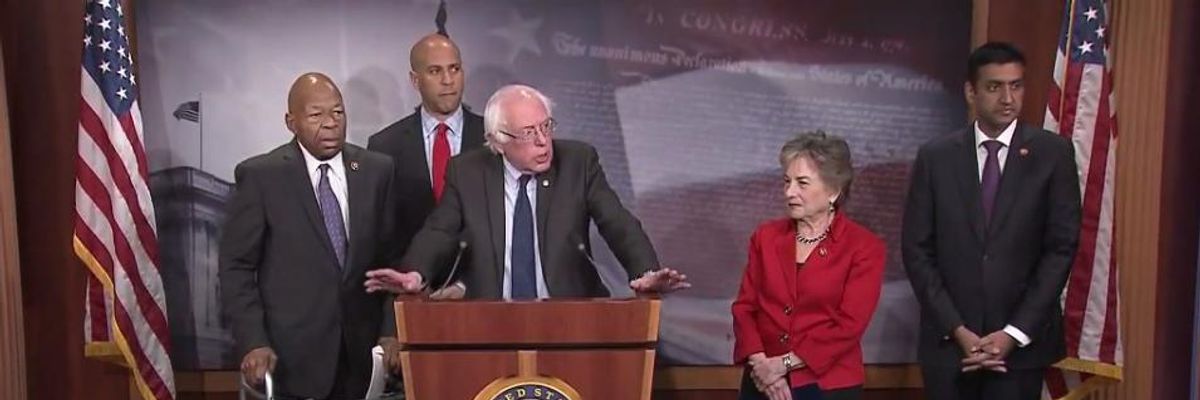 Confronting Pharma Greed That Is 'Literally Killing People,' Sanders and Khanna Unveil Bills to Lower Drug Prices