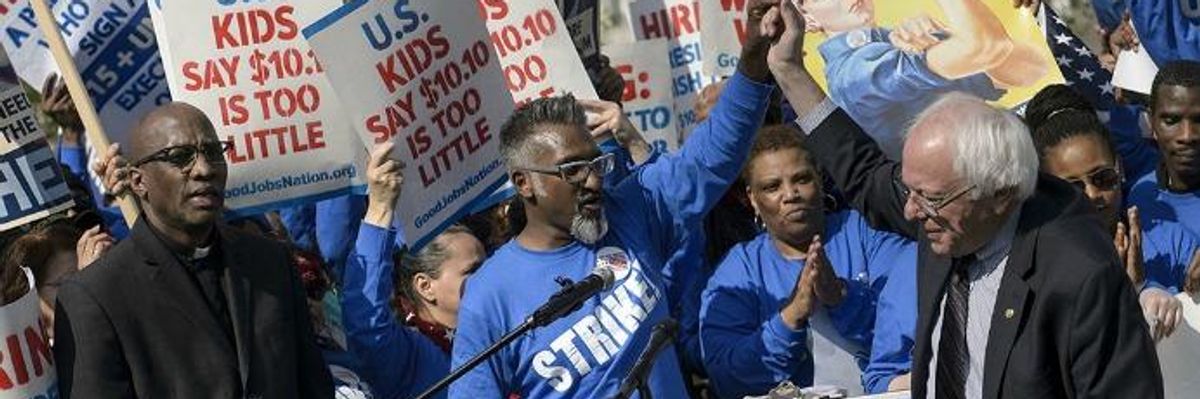 'We Have Got to End Starvation Wages': Bernie Sanders to Re-Introduce $15 Minimum Wage Bill in First Week of New Congress