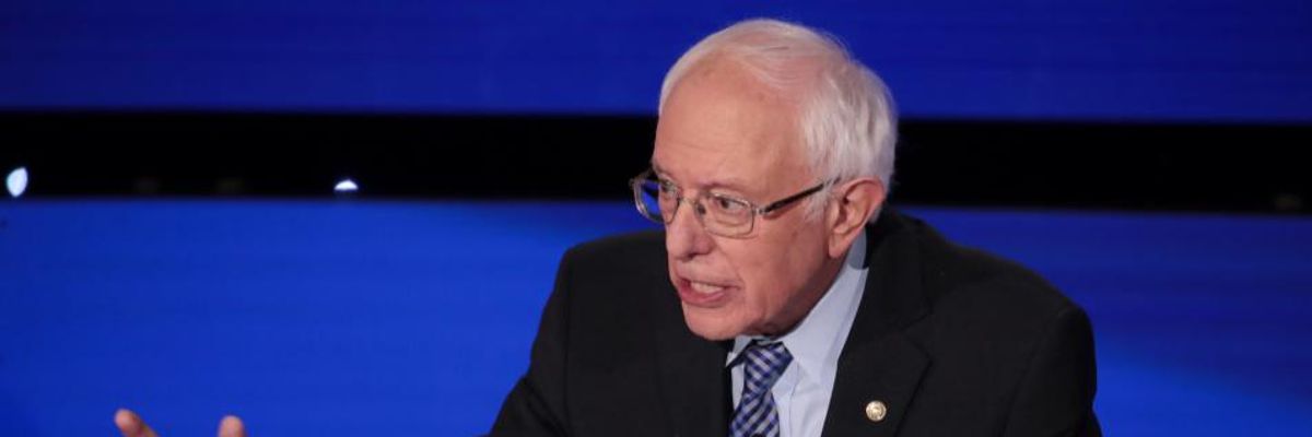 Climate Groups Thank Sanders for Being Only Candidate at Debate to Stand Against Trump-Led Trade Deal