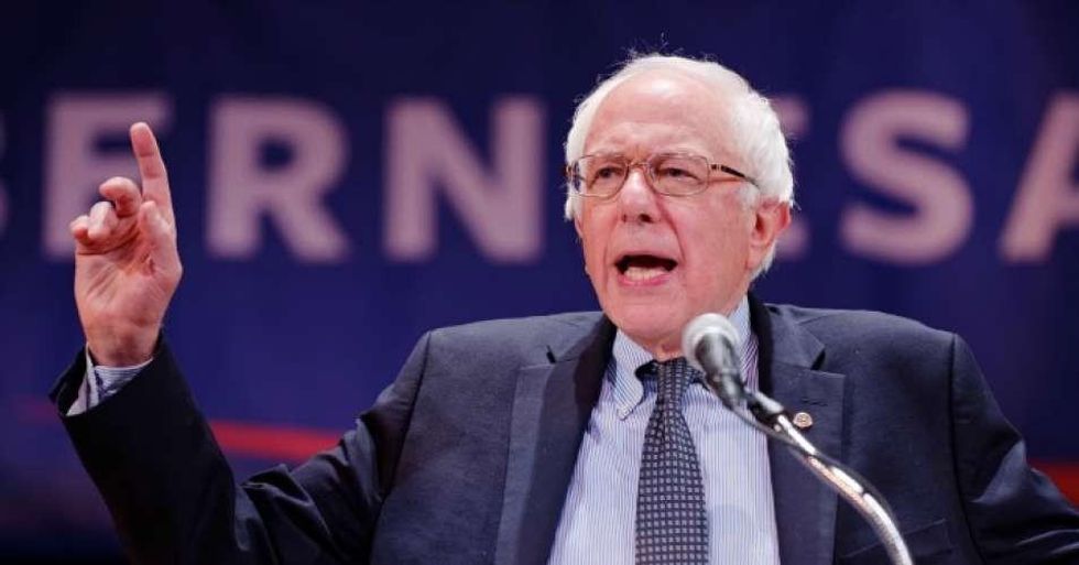 Sen. Bernie Sanders (I-Vt.) on Monday decried a world in which