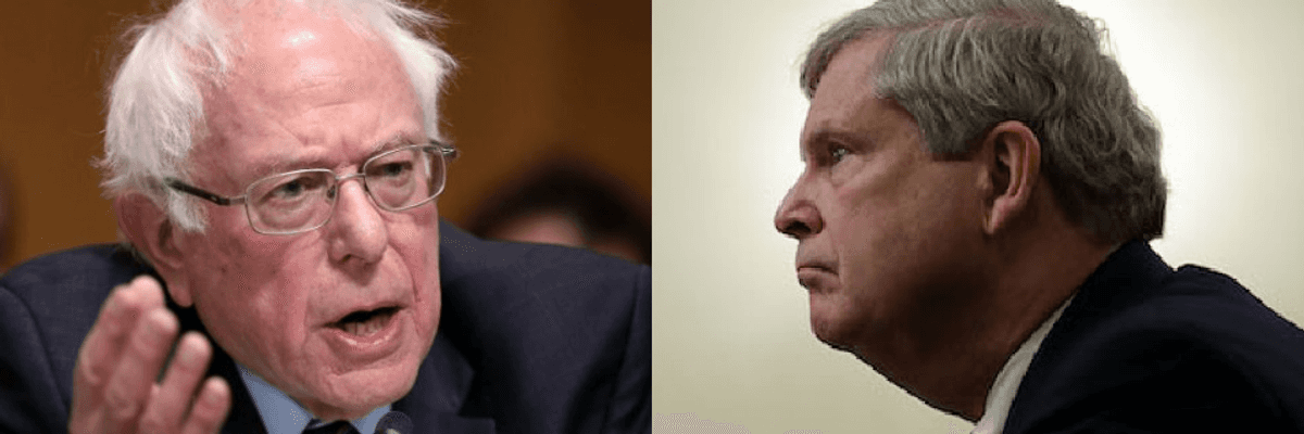 Citing Concerns About Corporate Power, Bernie Sanders Votes Against Biden's Choice for USDA Chief