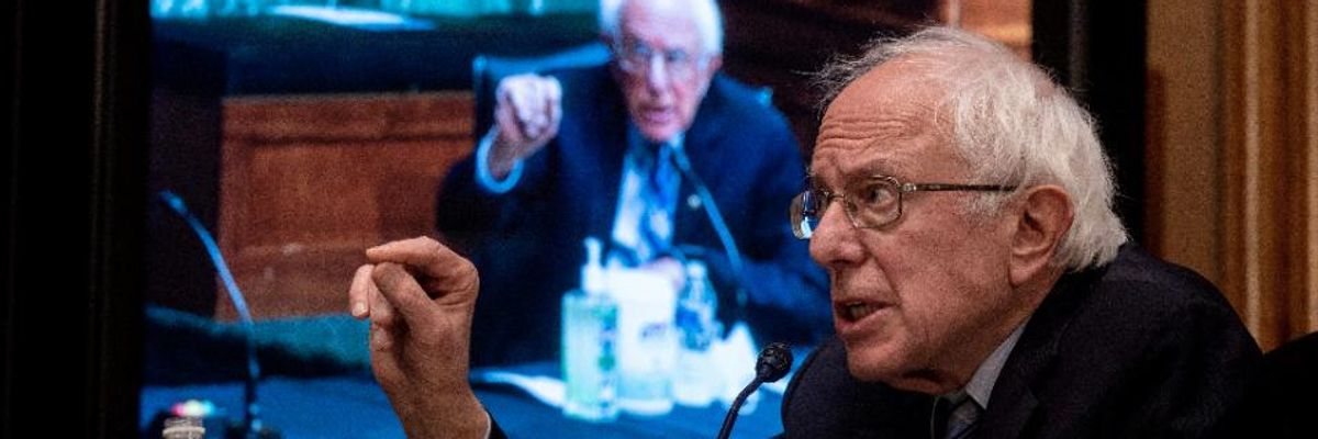 'Unbelievable,' Says Sanders, That Some Dems Want to Further Limit Eligibility for Covid-19 Relief Checks