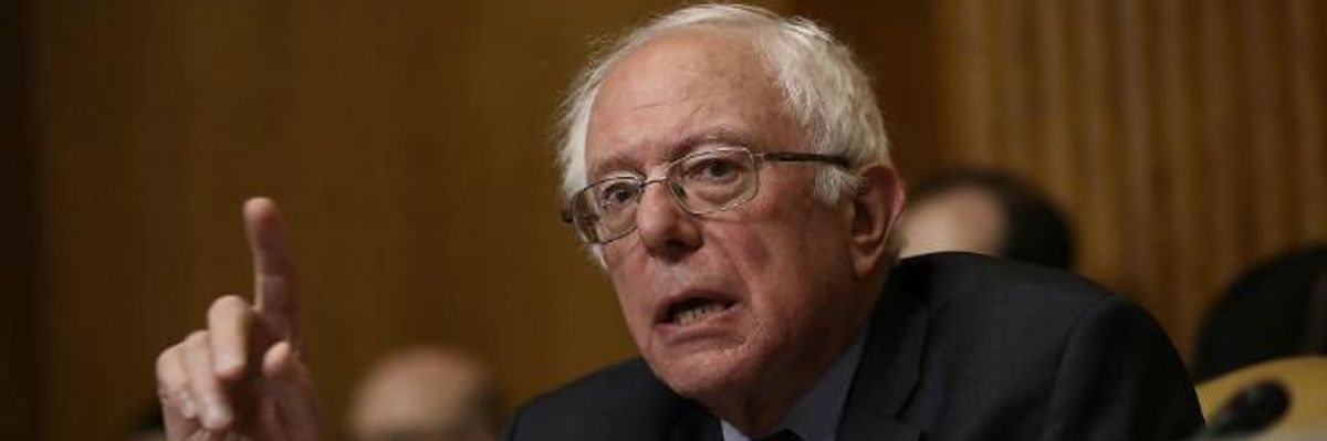 'Robin Hood in Reverse': Sanders Blasts GOP Budget Ahead of Key Senate Vote