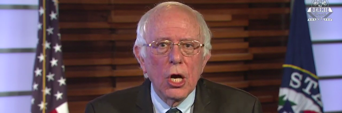 Bernie Sanders Rebukes Trump for Stoking 'Fear and Hatred' With Lie-Soaked National Address