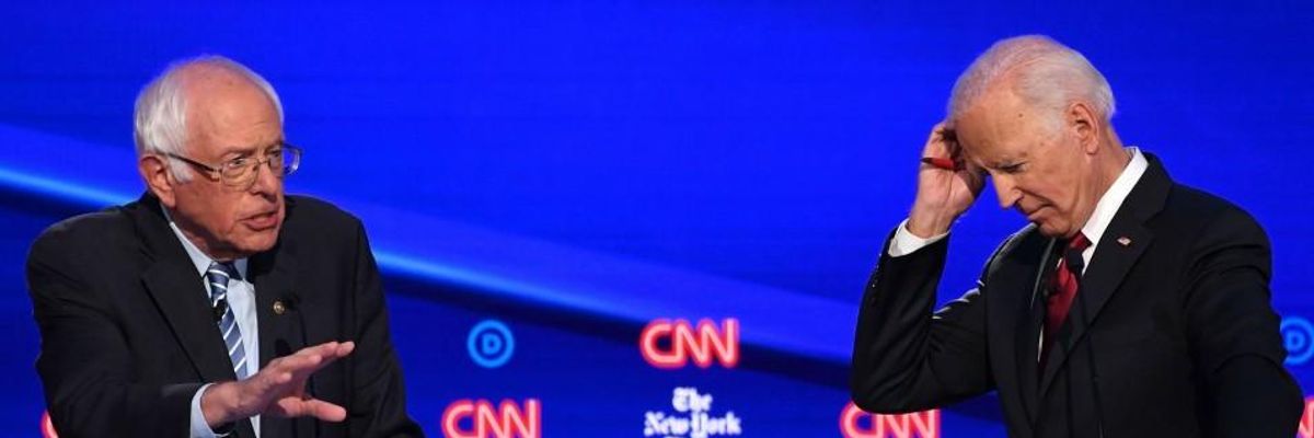 Sanders Targets Biden Over Iraq War Vote, Repeated Attacks on Social Security