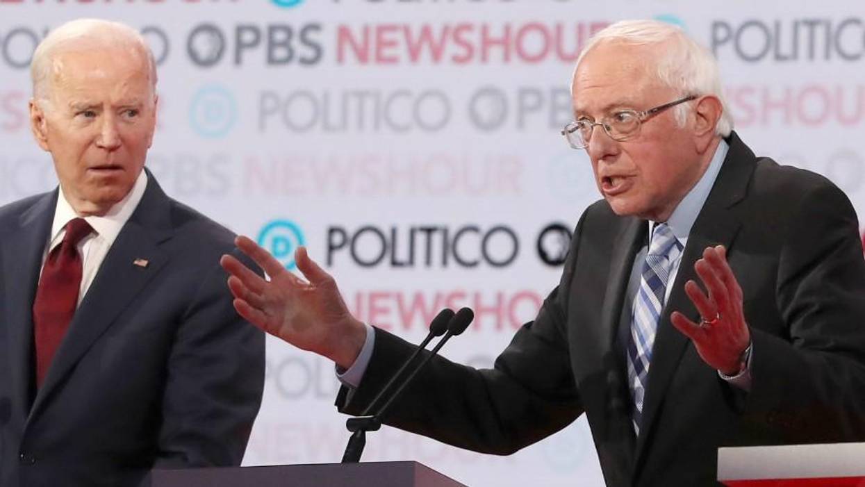 Not Just 'Two Old White Men,' This Democratic Primary Is Now a Serious Fight Between Joe Biden and Bernie Sanders