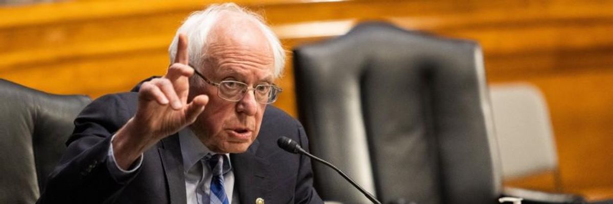 WATCH: Bernie Sanders Holds Hearing on Pentagon 'Waste, Fraud, and Cost Overruns'