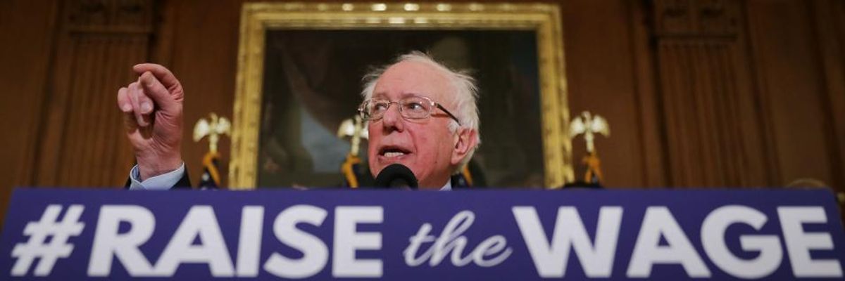 After House Passes $15 Minimum Wage Bill, Bernie Sanders Demands McConnell Let Senate Vote