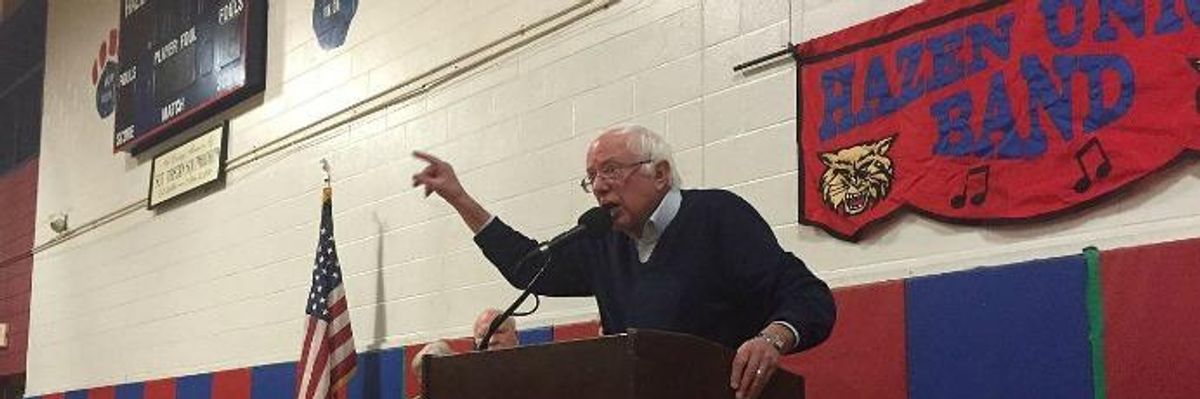 "Thunderous Applause" Welcomes Sanders' Call for Medicare-for-All