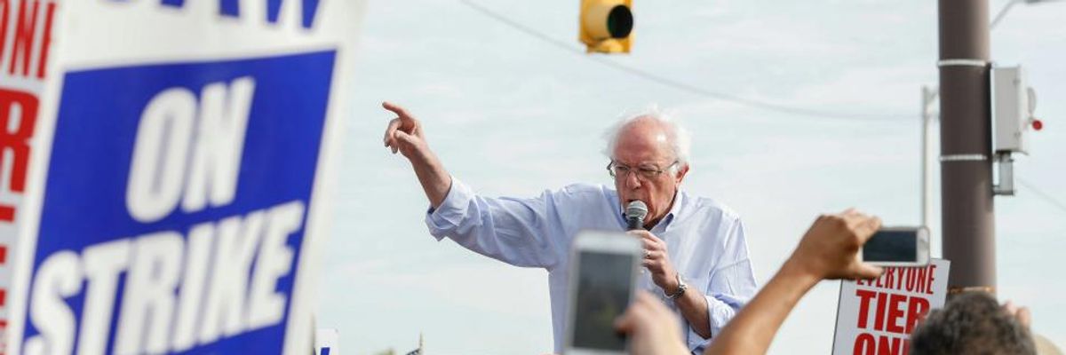 To Tackle Ills of 'Unfettered Capitalism,' Sanders Plan Would Give Workers Seats on Corporate Boards and Reverse Trump Tax Cuts