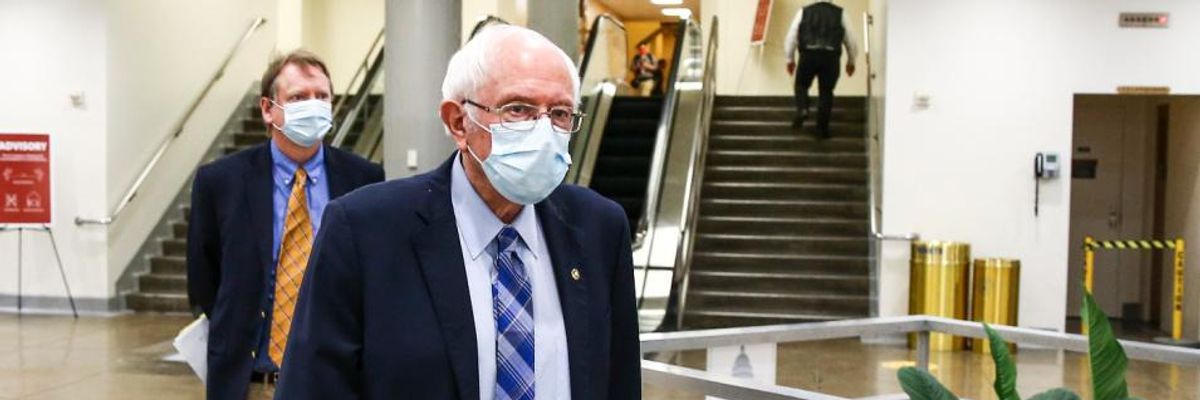 Sanders Says 'First Order of Business' for Biden, New Democratic Congress Must Be Covid Bill With $2,000 Checks
