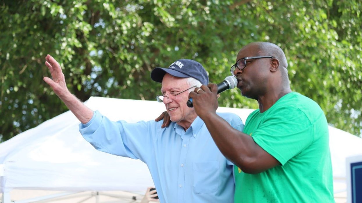Bowman Calls for Primary Voters to Reject AIPAC Money at Rally With Sanders, AOC
