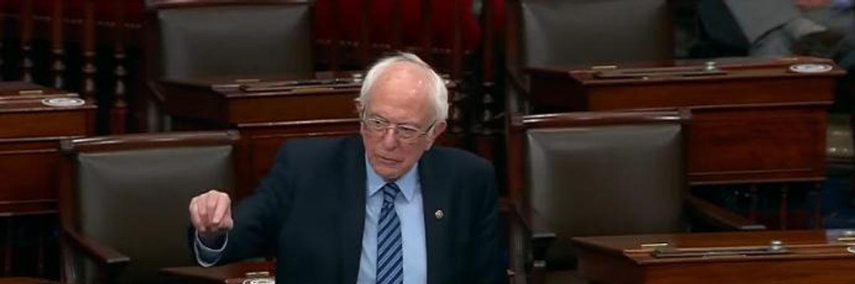 WATCH: Sanders Refutes McConnell Claim That $2,000 Direct Payments Amount to 'Socialism for Rich People'