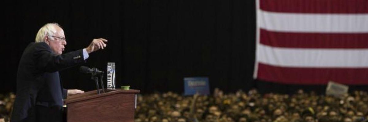 With Call for 'Political Revolution,' Bernie Sanders Goes Big in Boston