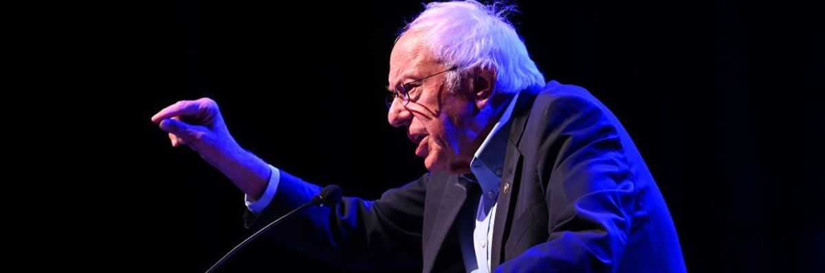 Sen. Bernie Sanders speaks