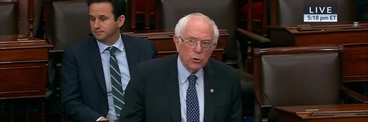 Standing With Labor, Farmers, and Climate Groups on Trump Trade Deal, Sanders Vows to Vote Against NAFTA 2.0