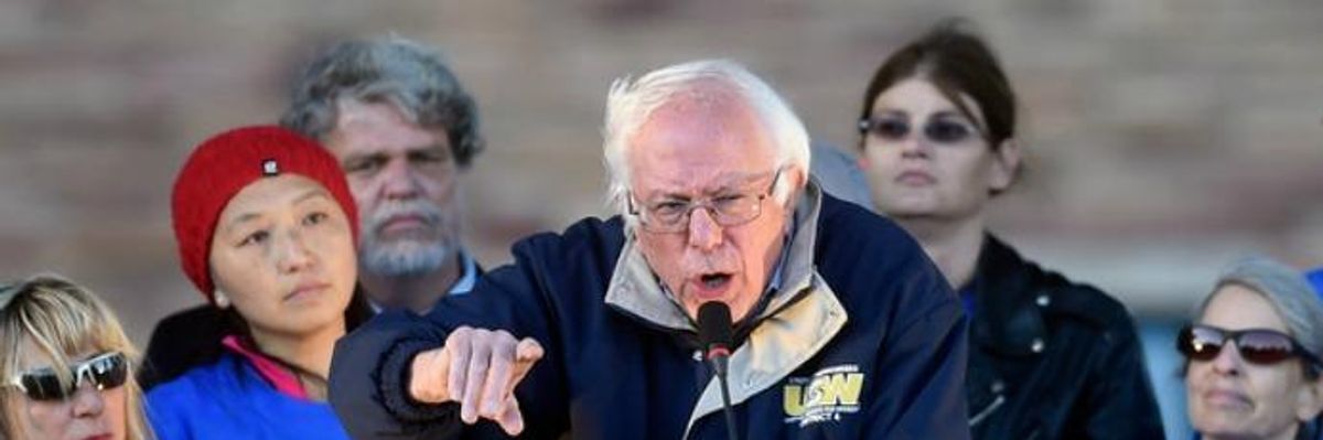 Sanders Champions Colorado Single Payer Effort as Model for Nation