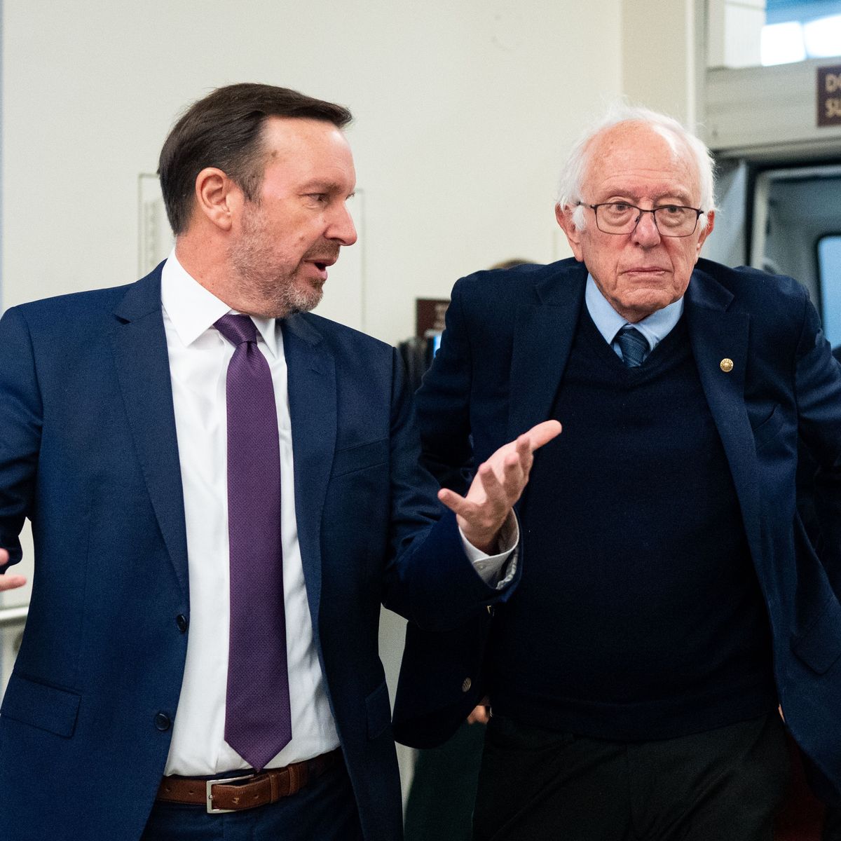 Sen. Chris Murphy and Sen. Bernie Sanders