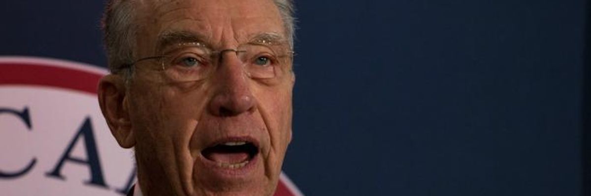 Senator Slammed for 'Booze and Women' Comment Amid Call for 'All-Out Blitz' to Stop #GOPTaxScam