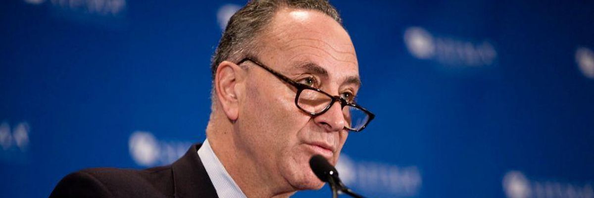 Progressives Disgusted After Sen. Schumer's 'Outrageous' Break on Iran Deal