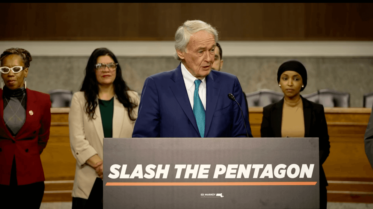 Sen. Ed Markey (D-Mass.) speaks at a press conference