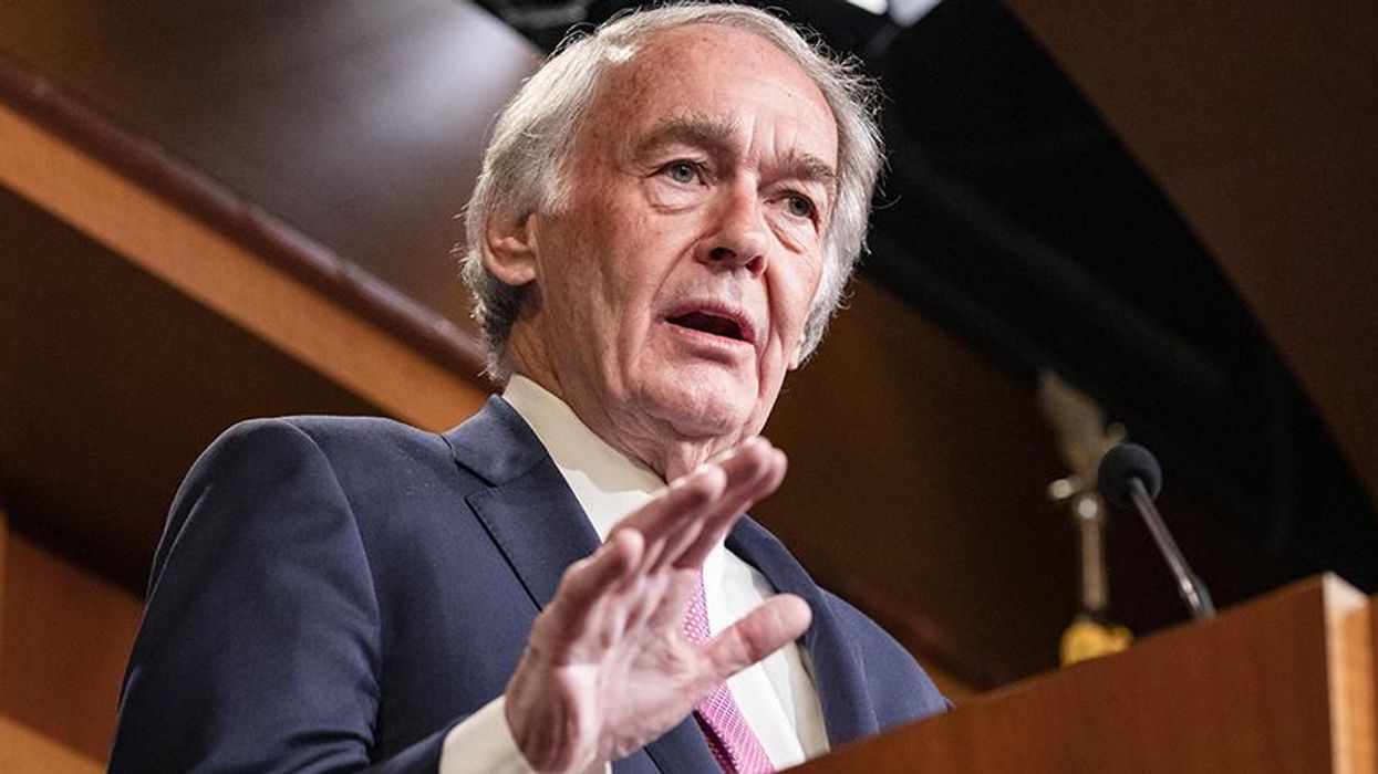 Sen. Ed Markey (D-Mass.) speaks during a press conference