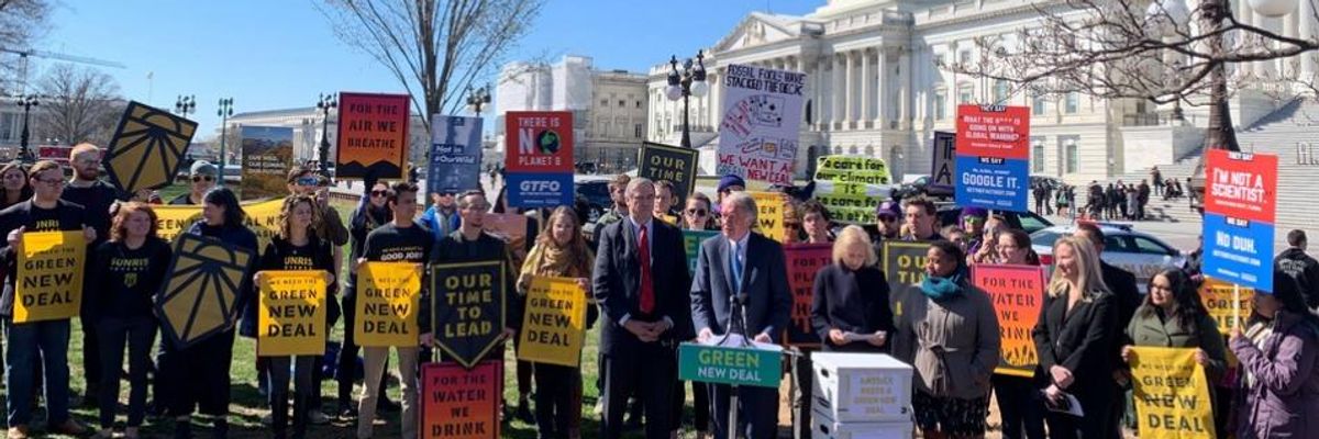 0 to 57: Republican 'Fossil-Fuel-Clowns' Turn Senate into Circus With Green New Deal Vote Charade