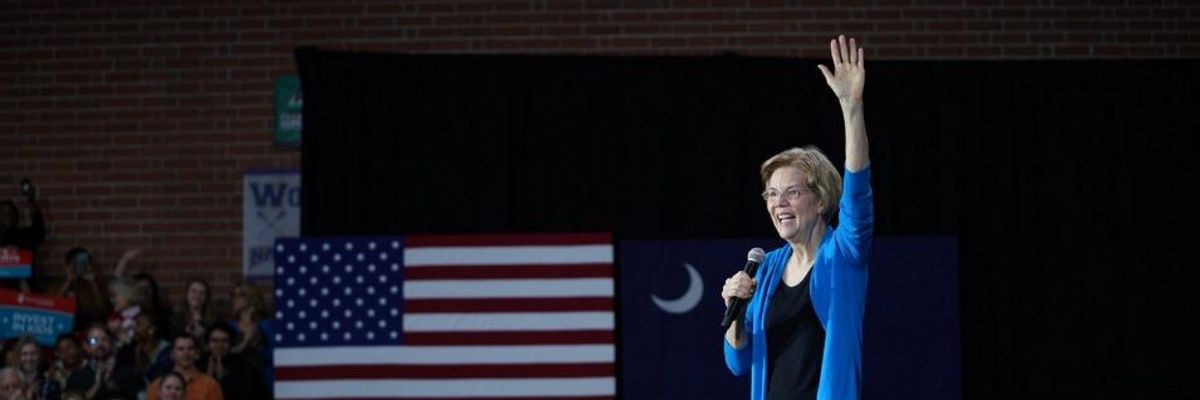 Warren Forces Issue of Massive Economic Inequality Into 2020 Debate With 'Ultra-Millionaire Tax'