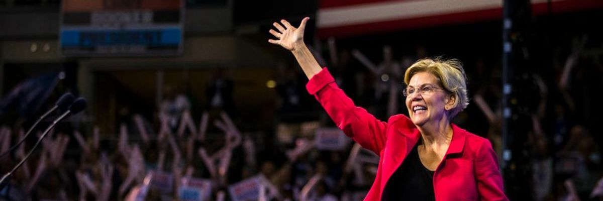 Posting $24.6 Million Third-Quarter Haul, Warren Far Surpasses Biden 'Without One Single Fancy Fundraiser'