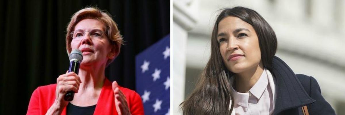To Curb 'Oligarchic' Power, Warren and Ocasio-Cortez Call for Halt to Corporate Mergers During Pandemic