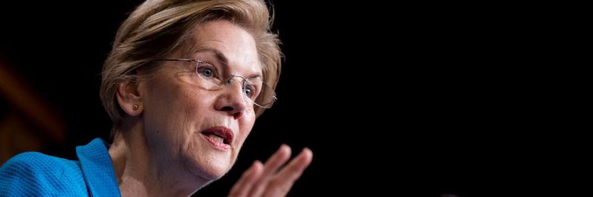 'Shameful': Warren Warns Trump Plan to Privatize Fannie Mae and Freddie Mac Would Make Housing Crisis Worse