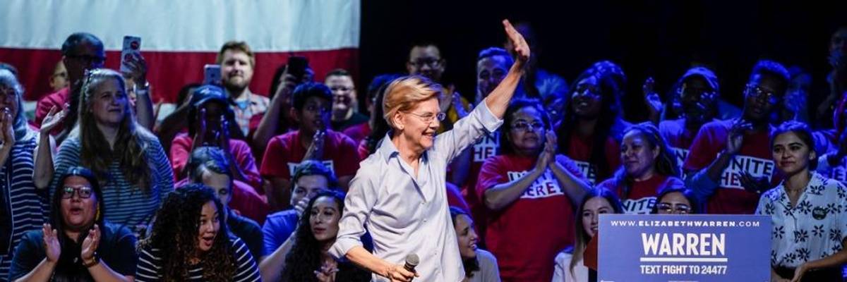 Decrying Silicon Valley's Exploitation of Gig Economy Workers, Warren Backs California Bill to Guarantee Labor Protections