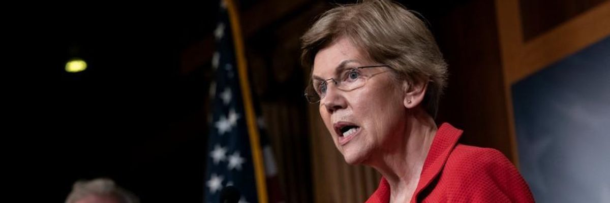 WATCH: In Fiery Floor Speech, Warren Rips Trump Rush to Fill RBG Seat as 'Last Gasp of a Right-Wing, Billionaire-Fueled Party'