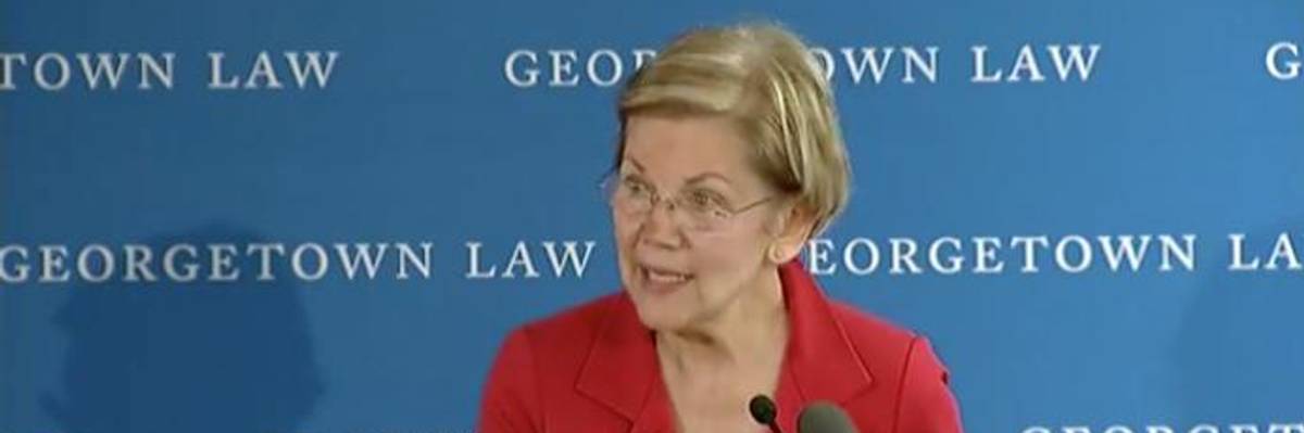 Vowing to 'Padlock Revolving Door' in DC, Warren Teases New Anti-Corruption Legislation