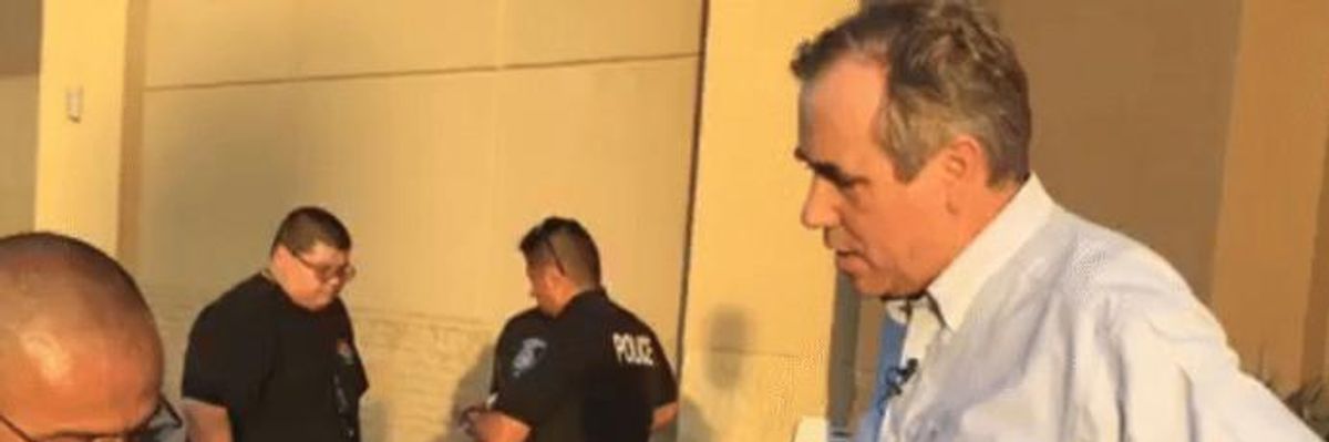 Watch: Facility Staff Call Police as Senator Attempts to Examine Conditions of Immigrant Detention Center