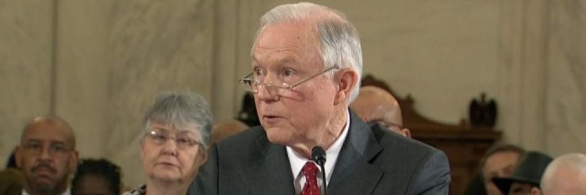 Nine Unanimous 'Nays' from Democrats as GOP-Run Committee Approves Jeff Sessions