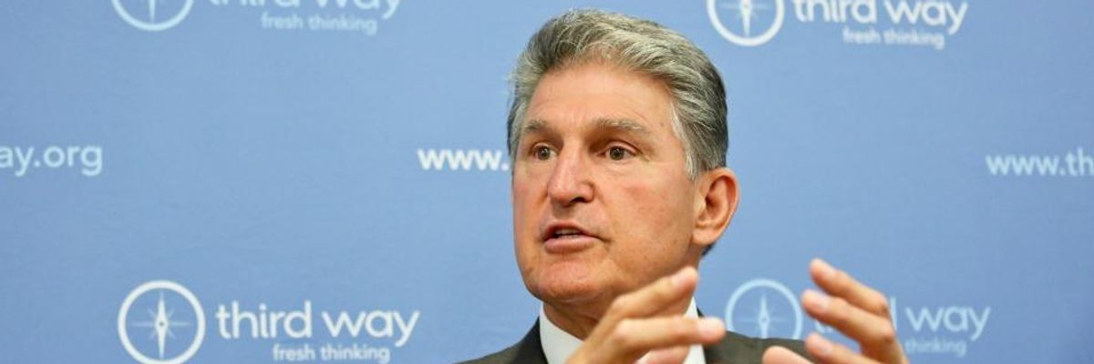 'Worst Possible Choice': Pressure Mounts on Schumer to Keep Pro-Coal Joe Manchin From Powerful Energy Post