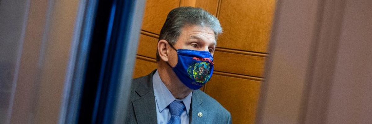 Manchin Under Fire for Threatening to Block Infrastructure Bill Over Corporate Tax Hike