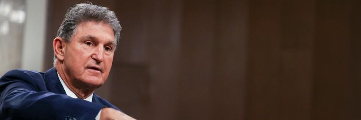 'Pressure Works. And He's Going to Need a Lot More': Manchin Backs Fast Track Process for Covid-19 Relief