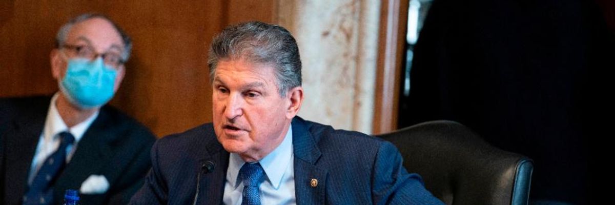 'Bad Policy and Bad Politics': Manchin Is Trying to Cut Unemployment Benefits, Limit Survival Checks in Covid Relief Bill