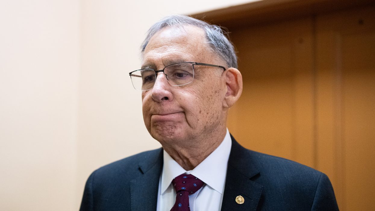 Sen. John Boozman (R-Ark.) arrives in the Capitol