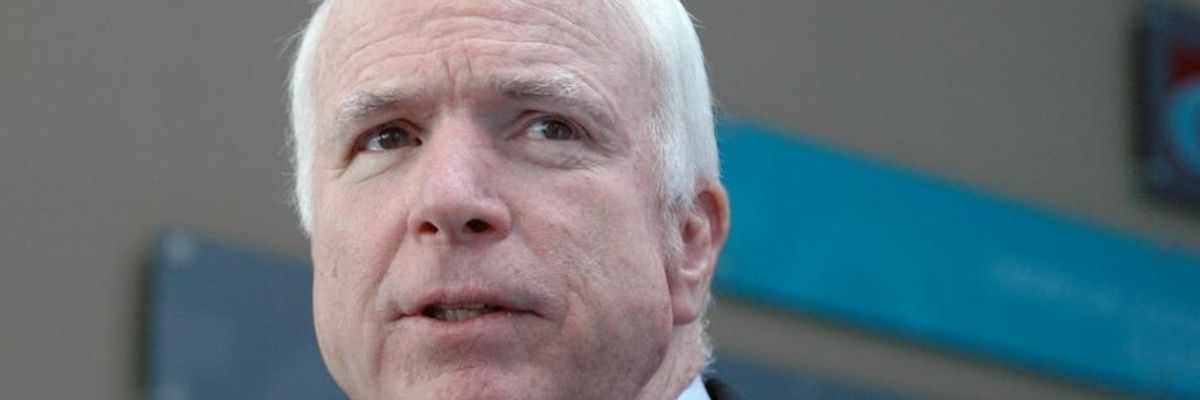 From One Hawk to Another: McCain Defends Netanyahu's Racist Rant