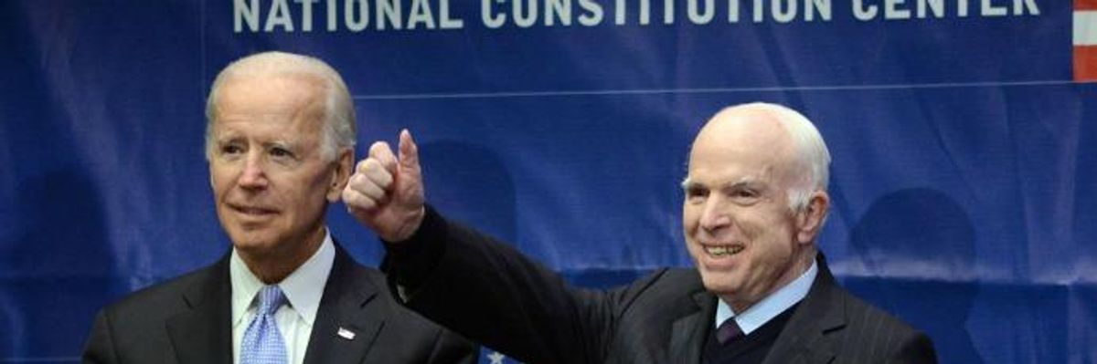 'Stop Fawning': Critics Say McCain's 'Jingoistic Revisionism' Nothing to Applaud
