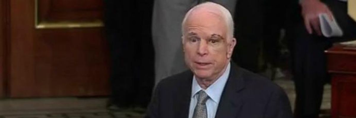 Not the Right Thing, But the Right-Wing Thing: On John McCain, Death, and Dishonor