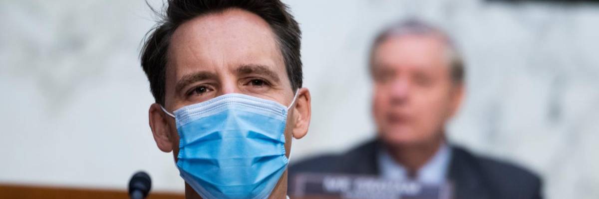 Sen. Josh Hawley on Capitol Hill.