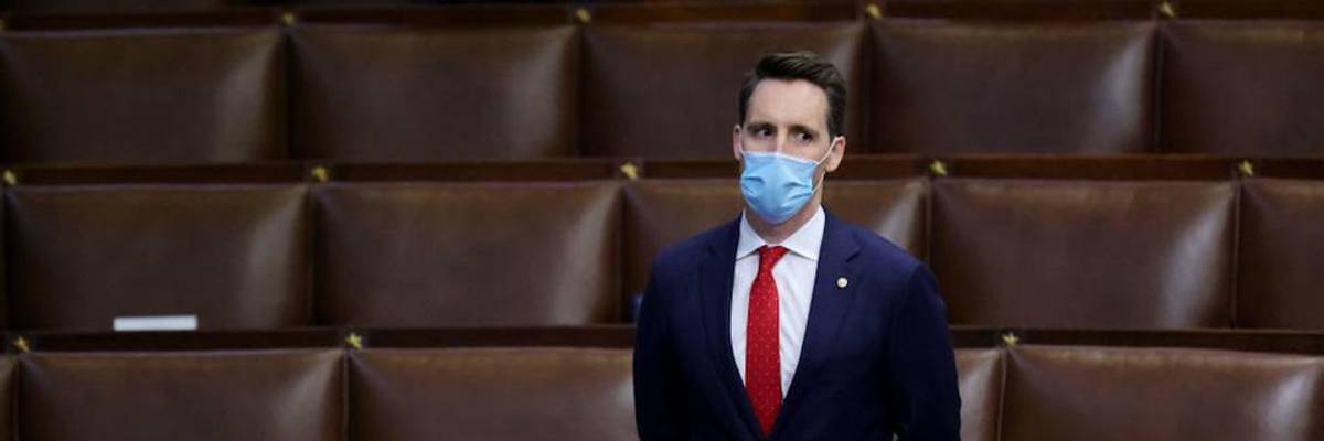 After Inciting Deadly Capitol Terror Attack, Hawley Delays Confirmation of Biden Homeland Security Chief